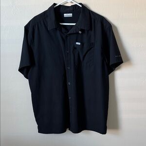 Men's Black Casual Button Down Shirt